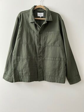 Goodfellow & Co 100% Cotton Olive Green Chore Jacket